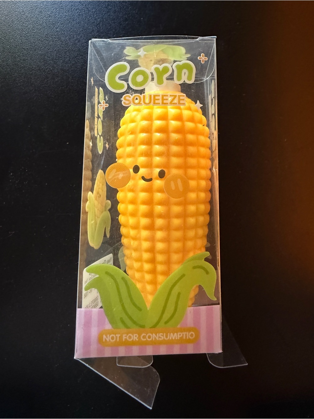New Squishy Corn on Cob Crunchy Textured Squeeze Toy Fidget ASMR Tactile